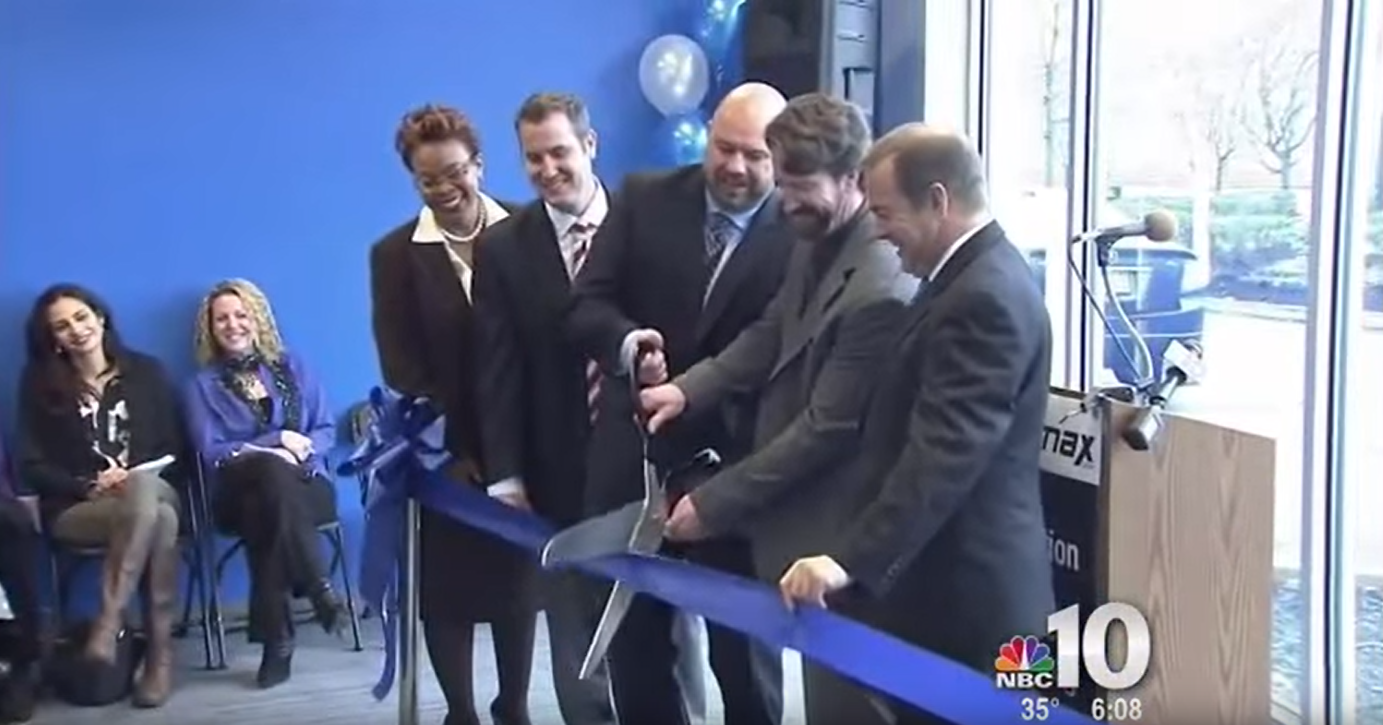 1view Camden Ribbon Cutting on NBC 10 Philadelphia
